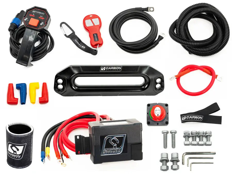 Carbon Winch Accessory Kit 12V CARBON OFFROAD