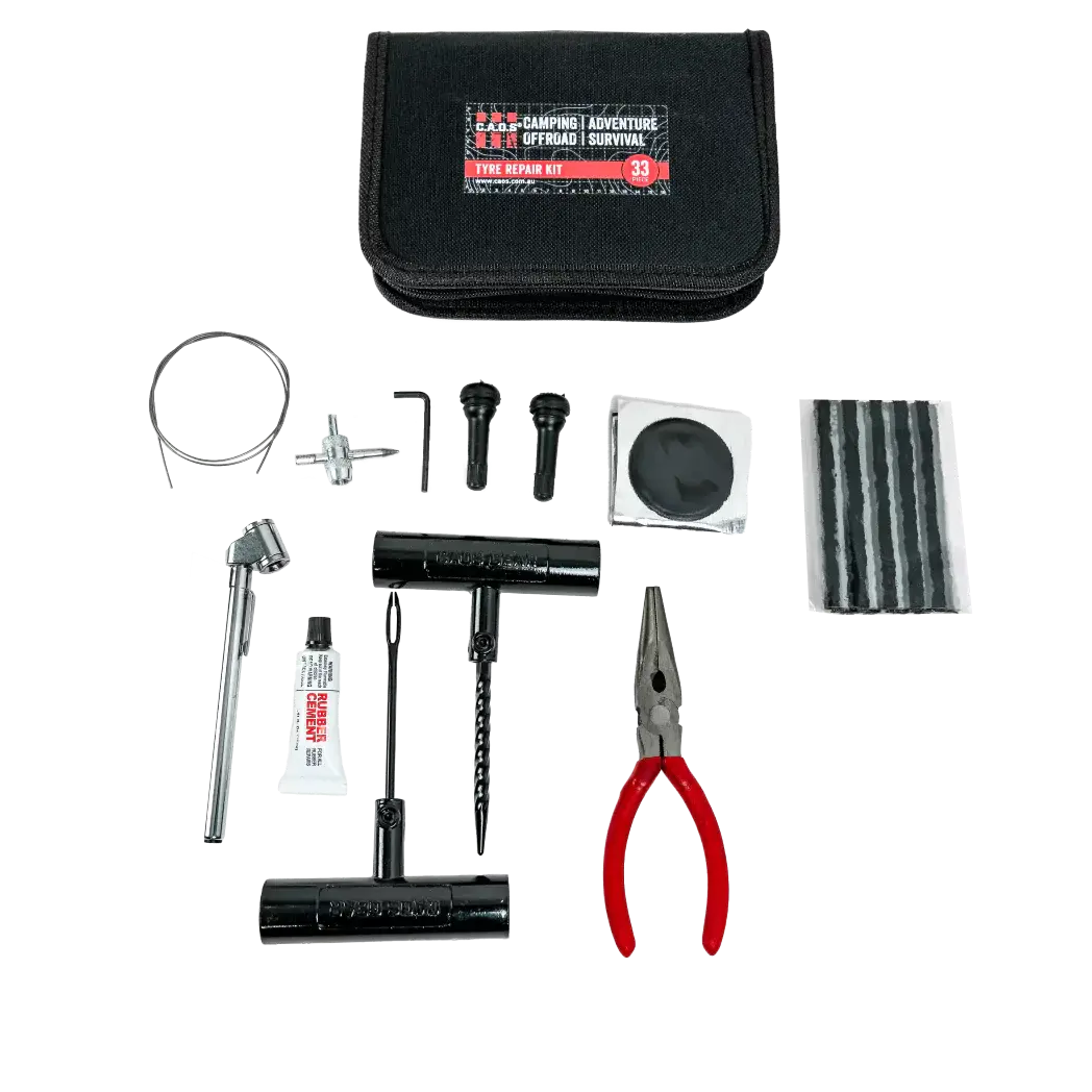 CAOS Tyre Repair Kit (Soft Case) 33pce CAOS RECOVERY