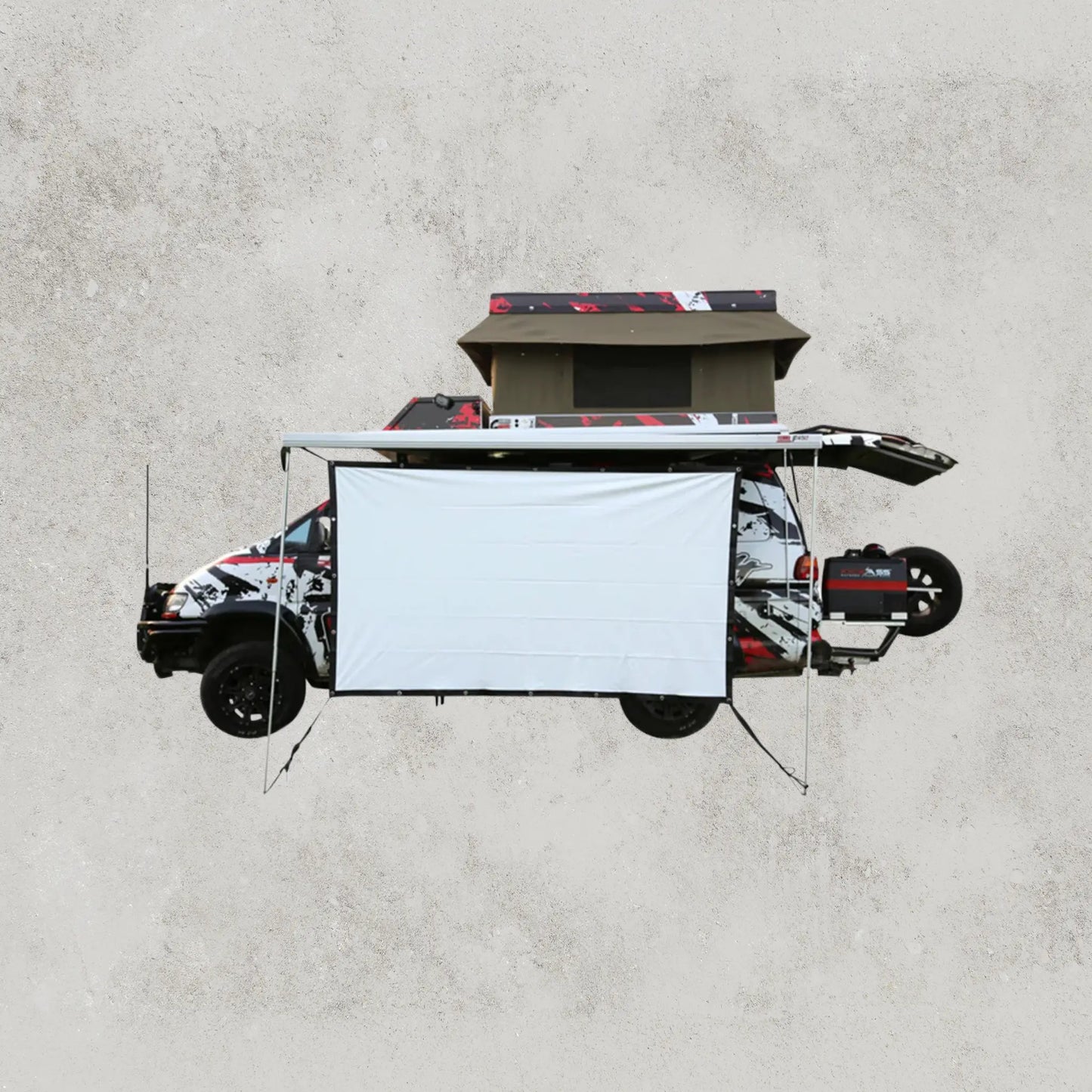 KickAss Portable Outdoor Cinema 100" Eyelet Projector Screen Kickass