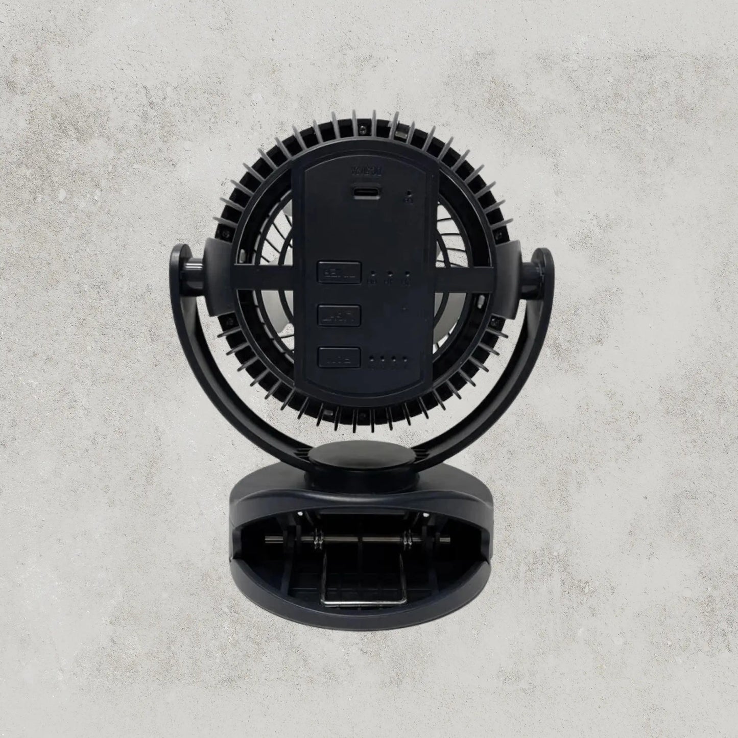 KickAss Portable 5V Clip Fan with White LED Light Kickass