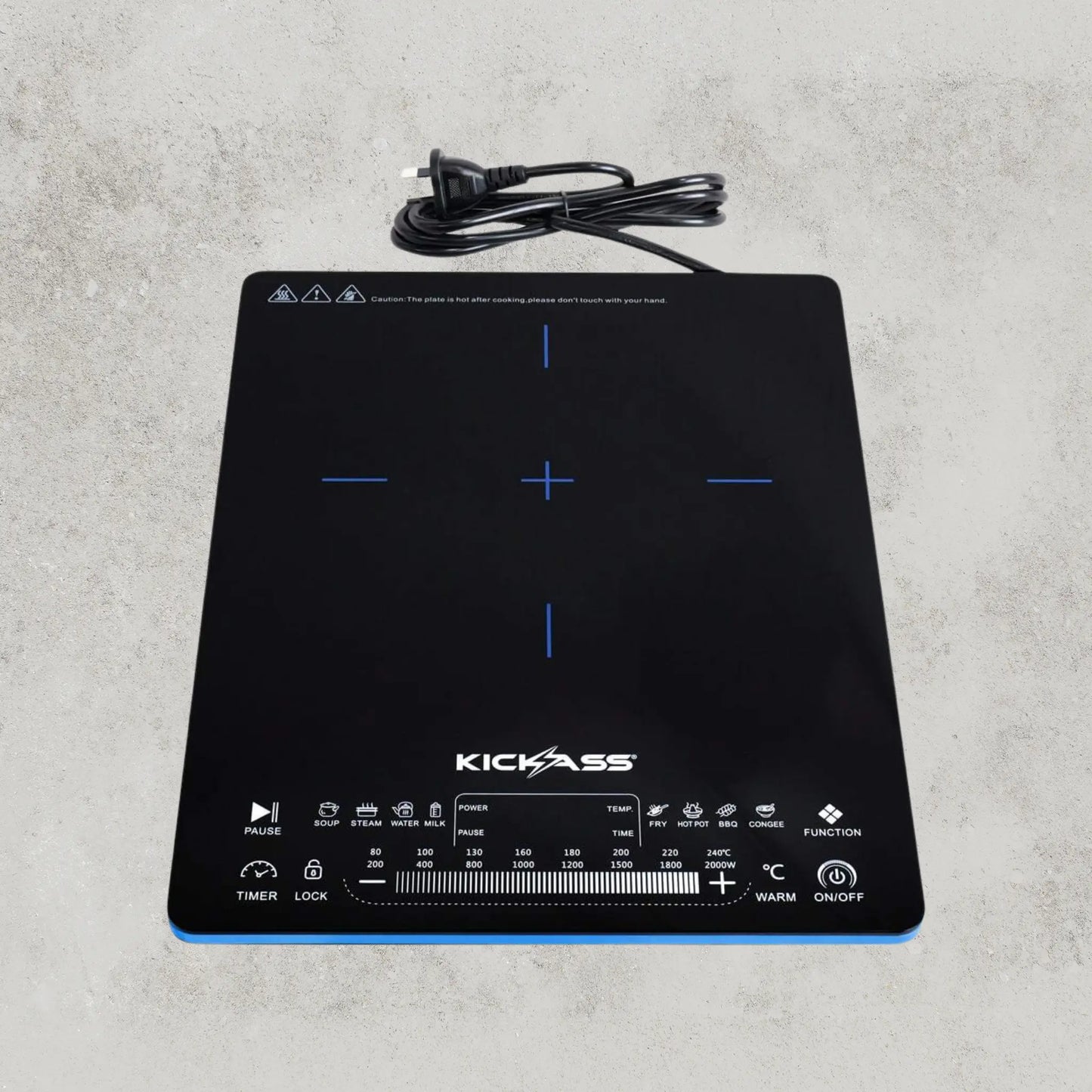 KickAss QuickFire Portable Induction Cooktop Kickass