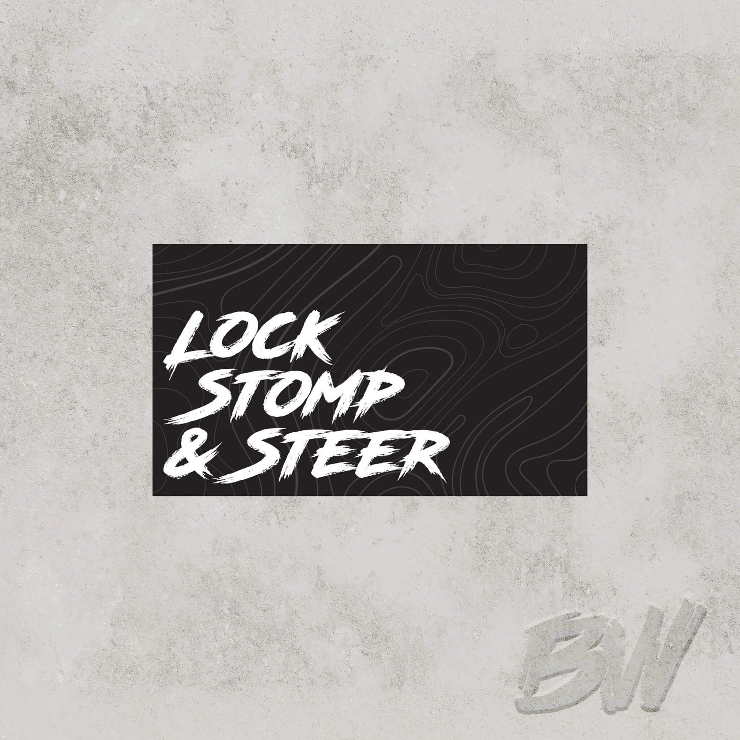 Lock Stomp & Steer - Patch BUSHWAKKA ADVENTURE GEAR