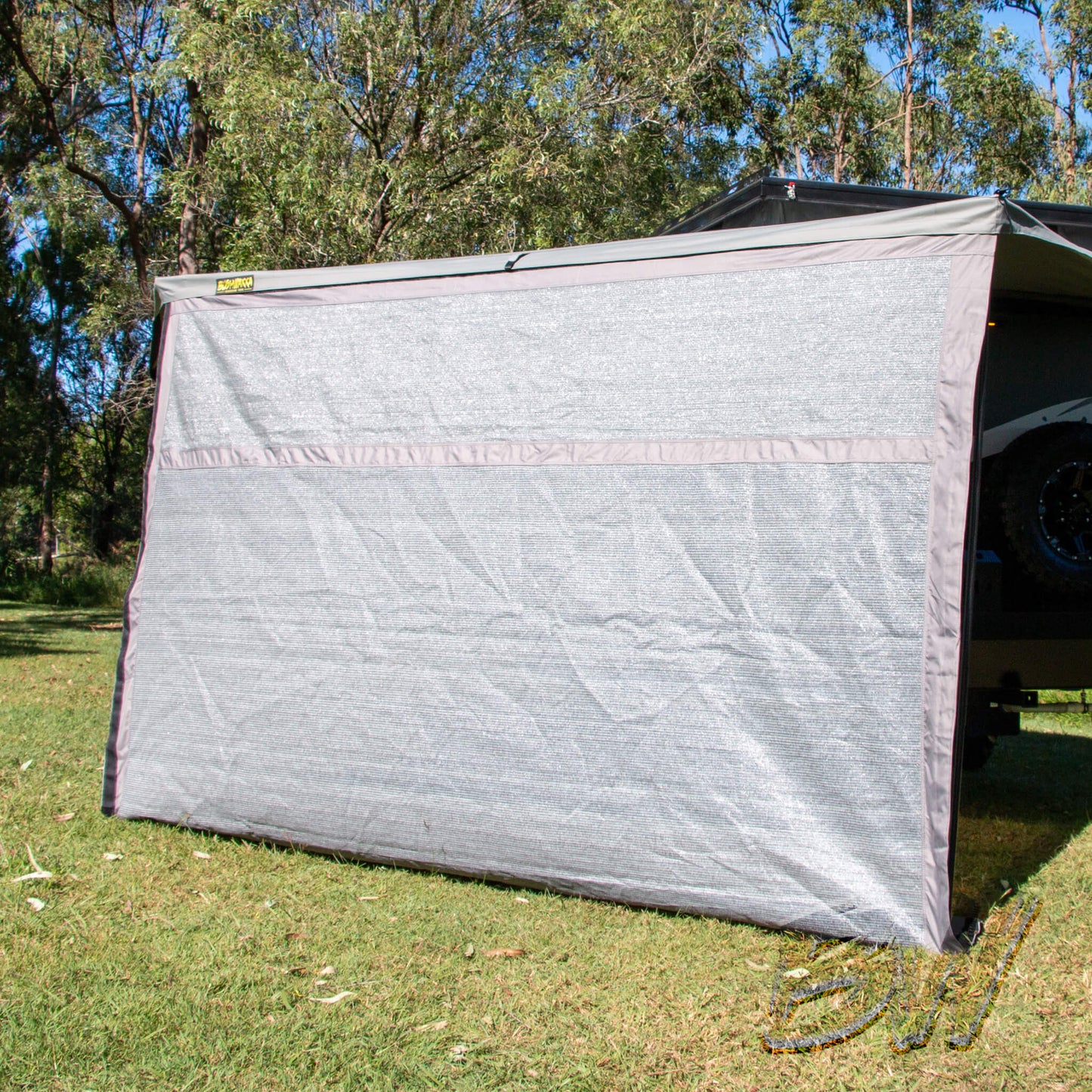 MEG Camper Awning Single Shade Cloth Wall 2700mm Drop