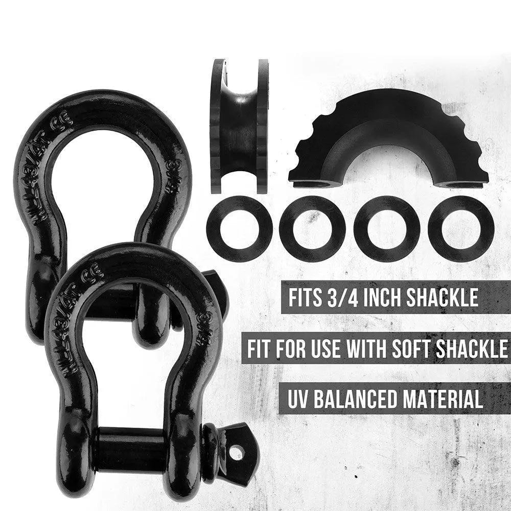CAOS 2pcs Shackle Protector and 4 Isolators CAOS