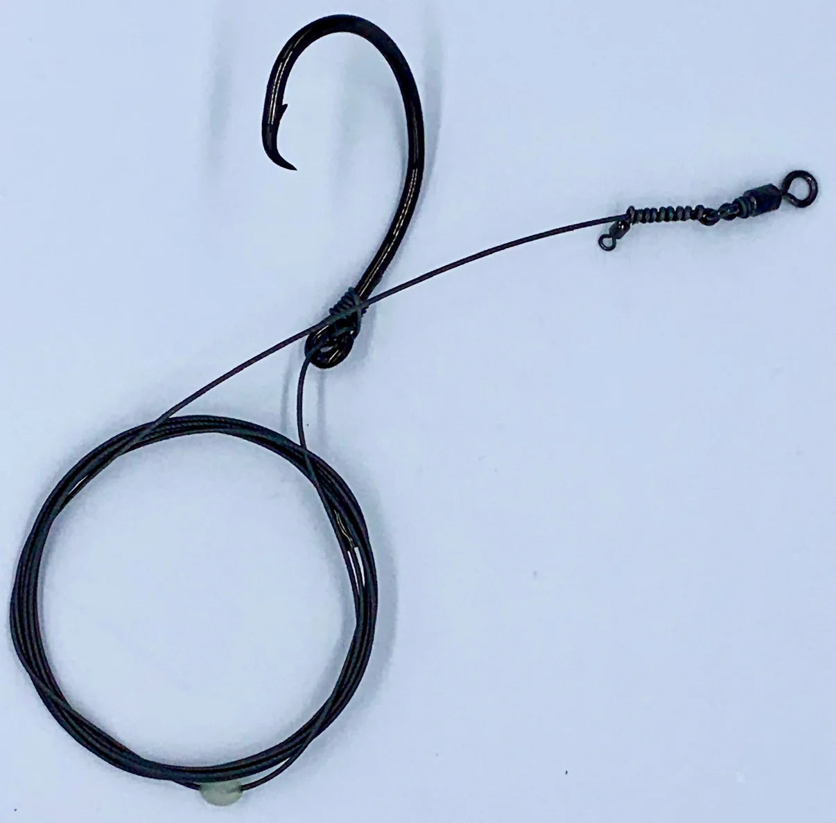 KFA pro-tied drone trace - 200lb carbon coated with 12/0 circle hook
