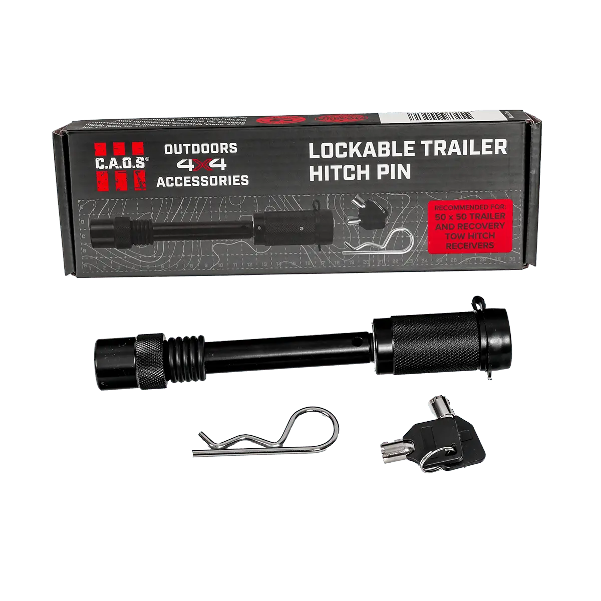 Losable Pin CAOS Lockable Trailer Hitch Pin 16mm (5/8