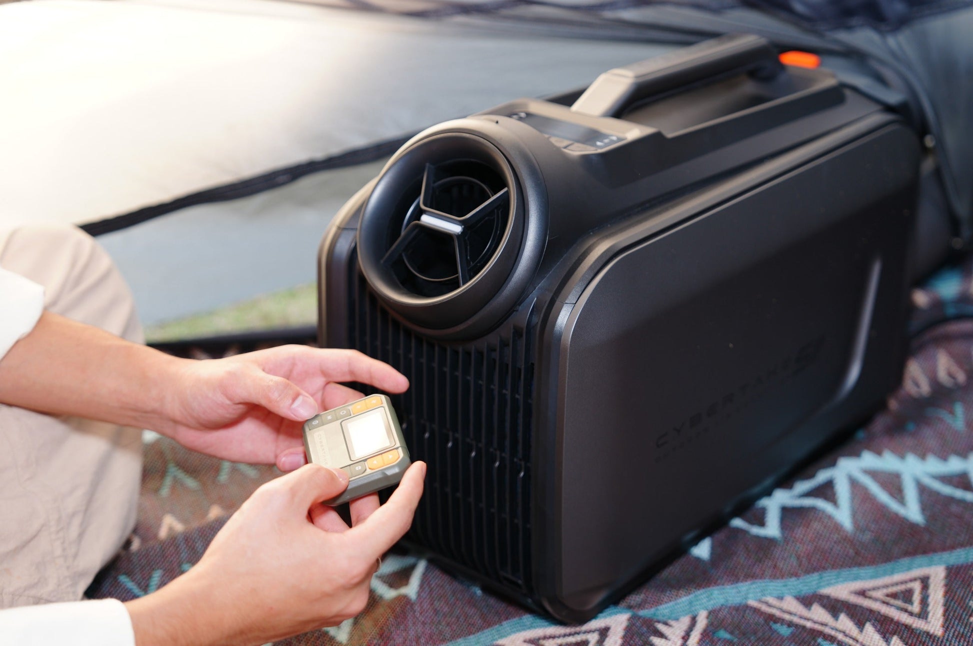 Cybertake S2 Pro powerful portable air conditioner for camping