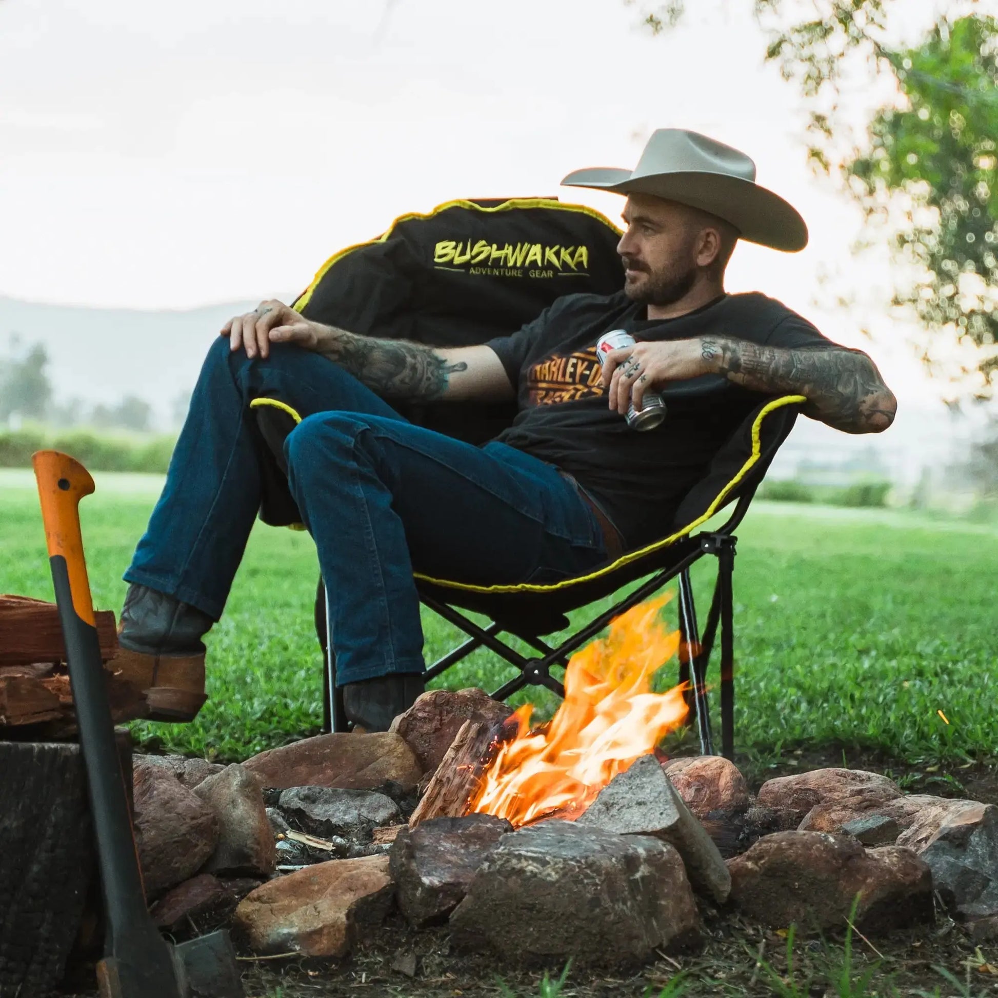 Moon Chair Heated - Includes 20,000mAh Portable Power Bank BUSHWAKKA ADVENTURE GEAR
