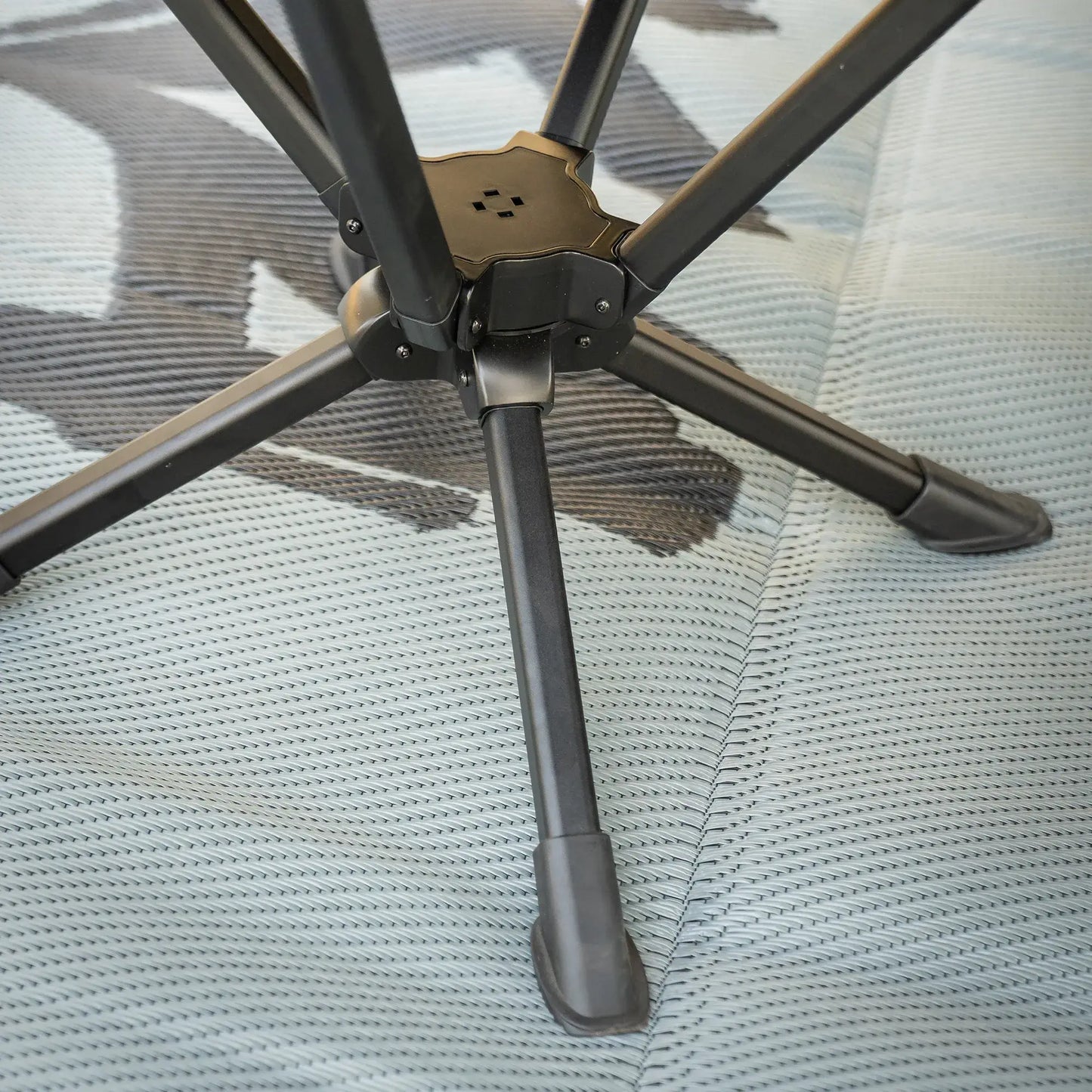 Bushwakka High Five Chair + Lightweight Table + Foot Rest – Total Camp Comfort Bundle