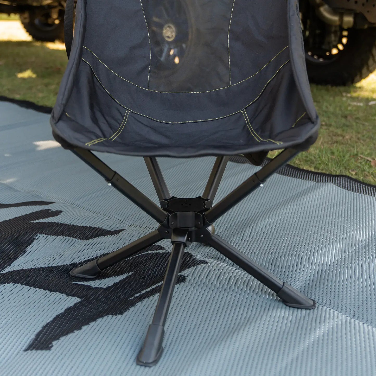 Bushwakka High Five Chair + Lightweight Table + Foot Rest – Total Camp Comfort Bundle