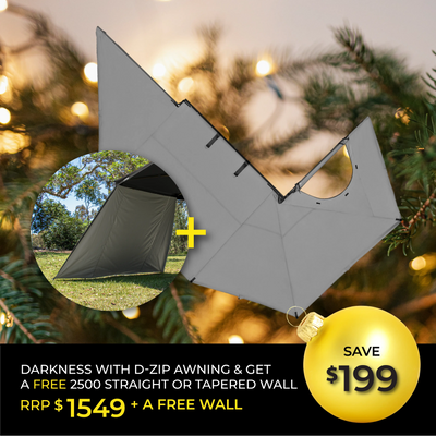 Darkness with D-Zip & FREE Straight or Tapered Wall