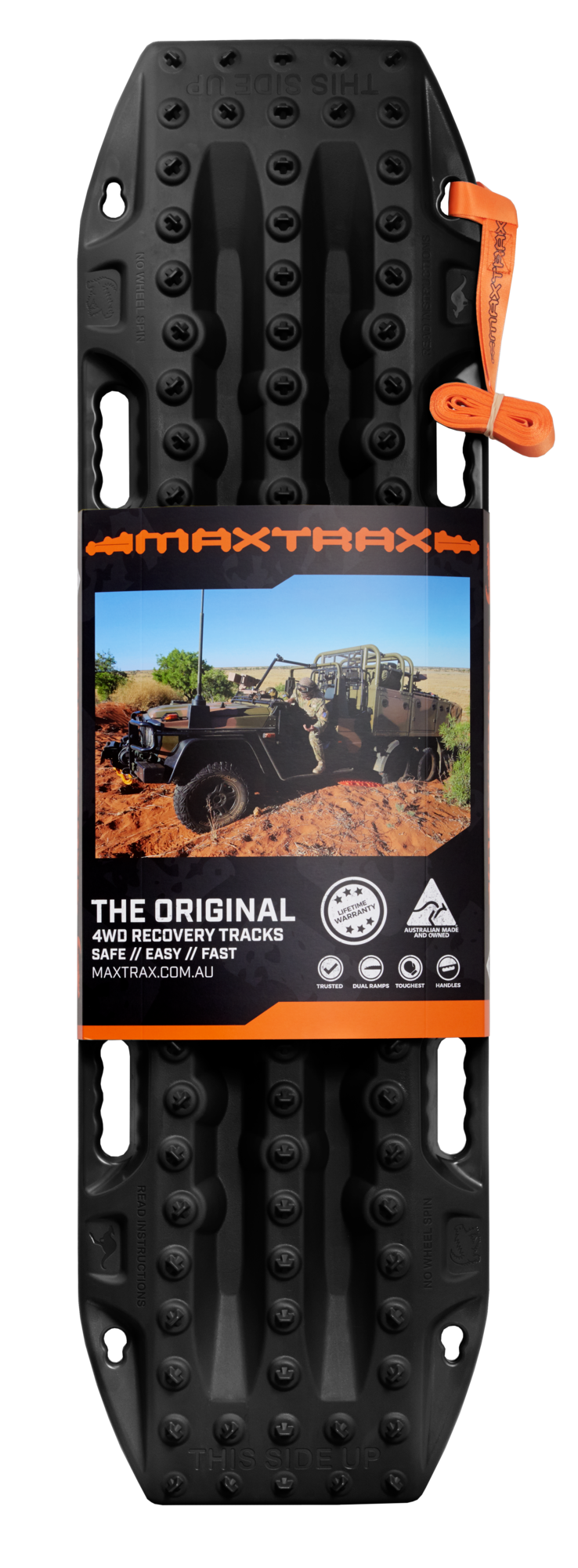 MAXTRAX MKII Black Vehicle Recovery Device Bushwakka Adventure Gear