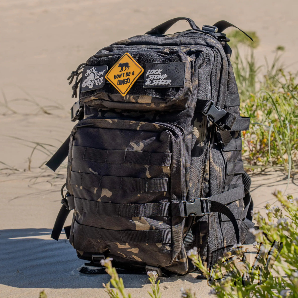 Tactical Backpack with Quick-Attach Patches - Bushwakka Adventure Gear