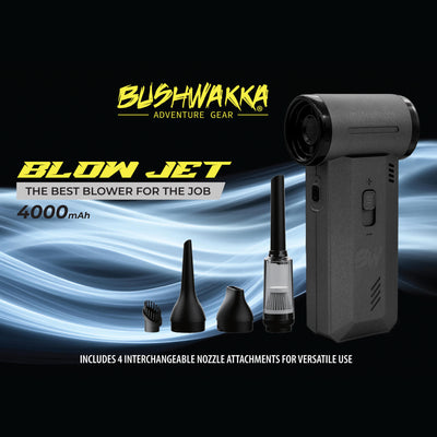 Bushwakka Blow Jet – Portable Handheld Blower and Vacuum Cleaner