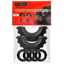 PROREADY 2pcs Shackle Protector and 4 Isolators (Black)