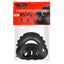 PROREADY 2pcs Shackle Protector and 4 Isolators (Black)