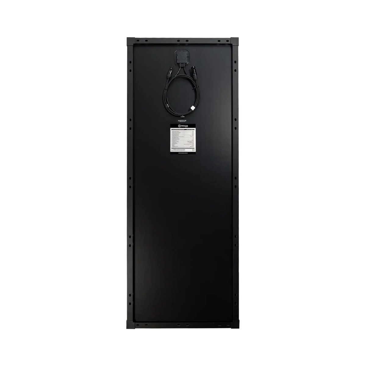 Roam Gear 100W 12V Slimline Black Glass Solar Panel (20mm Frame)