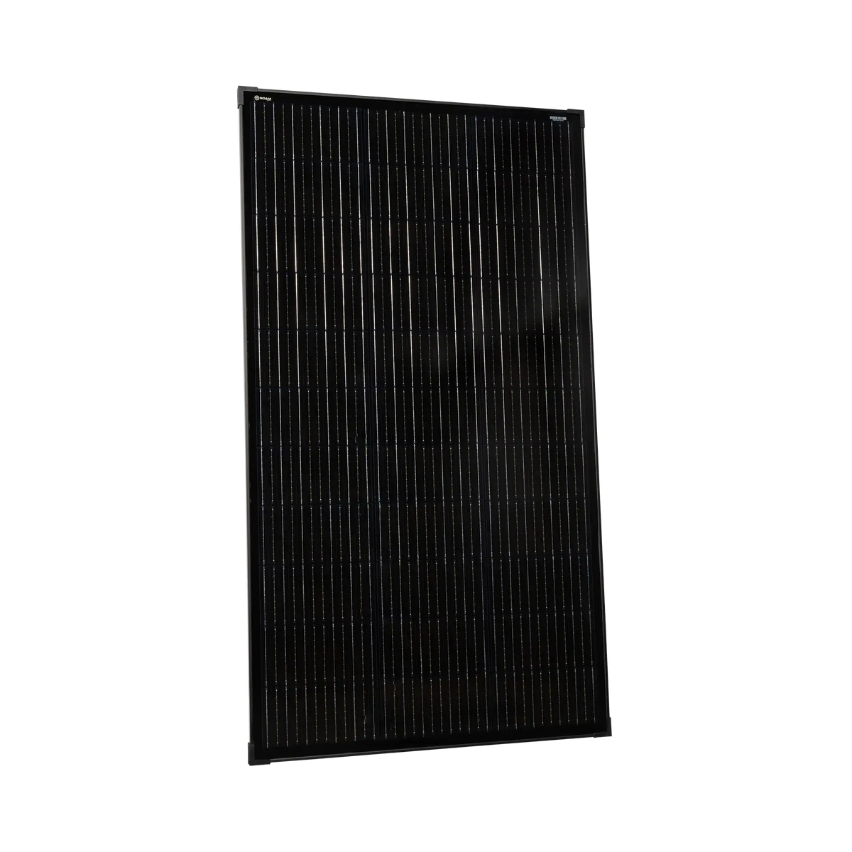 Roam Gear 160W 12V Slimline Black Glass Solar Panel (20mm Frame)