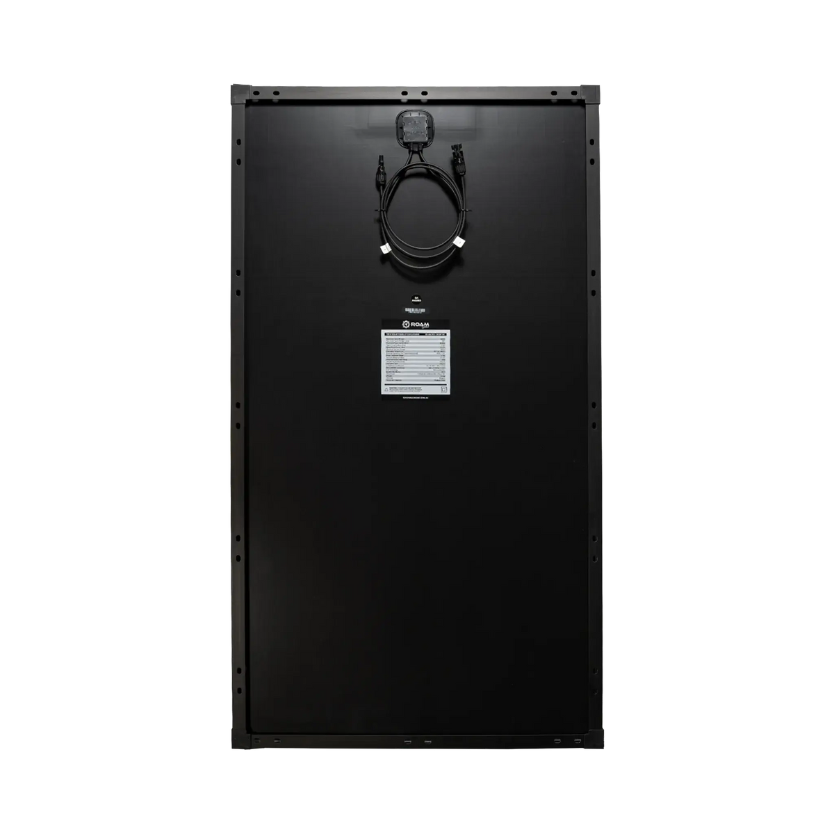 Roam Gear 160W 12V Slimline Black Glass Solar Panel (20mm Frame)