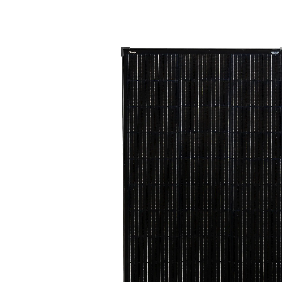Roam Gear 160W 12V Slimline Black Glass Solar Panel (20mm Frame)