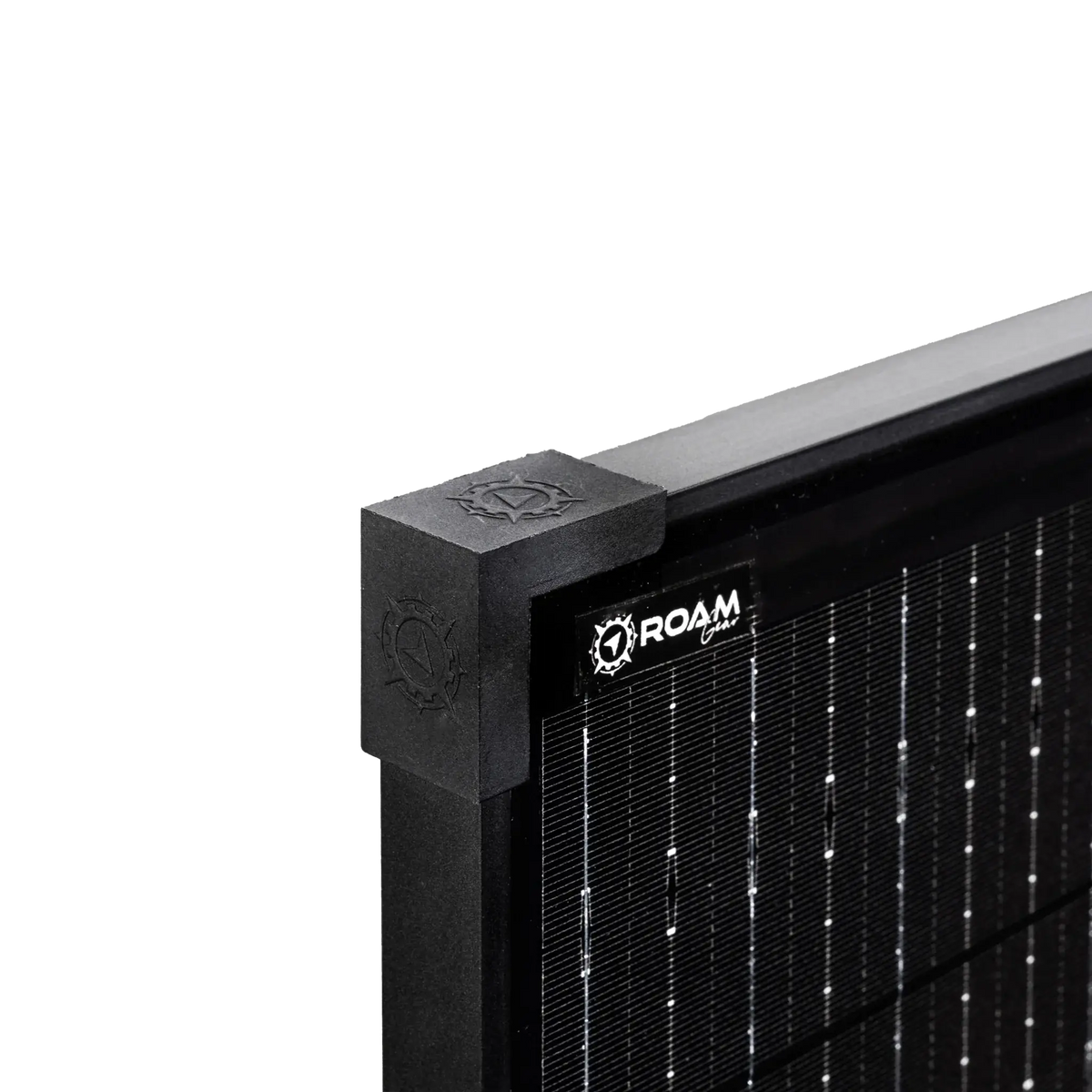 Roam Gear 160W 12V Slimline Black Glass Solar Panel (20mm Frame)