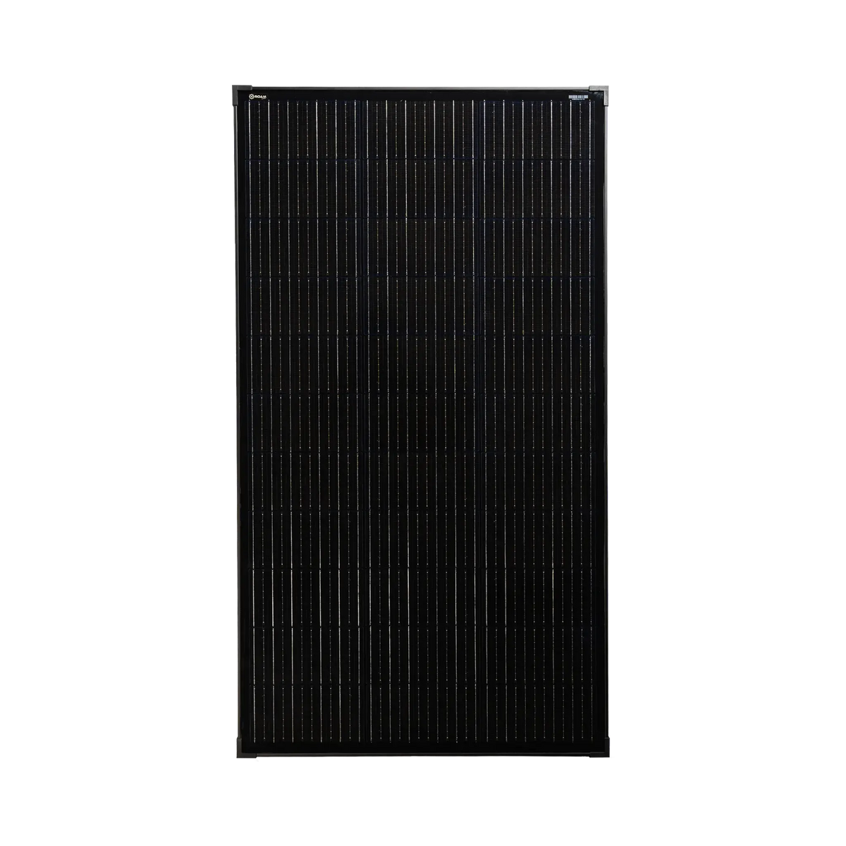 Roam Gear 160W 12V Slimline Black Glass Solar Panel (20mm Frame)