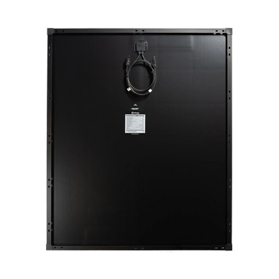 Roam Gear 200W 12V Slimline Square Black Glass Solar Panel (20mm Frame)