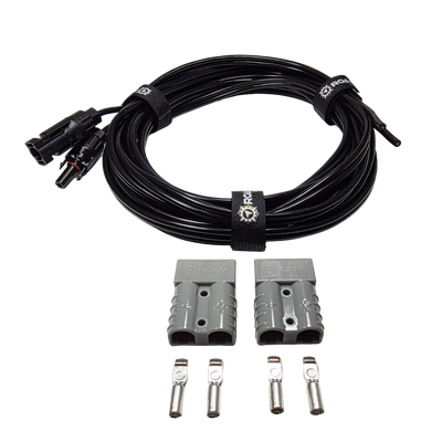 Roam Gear 6m Solar MC4 Extension Lead with 2 Loose Grey Anderson Plugs
