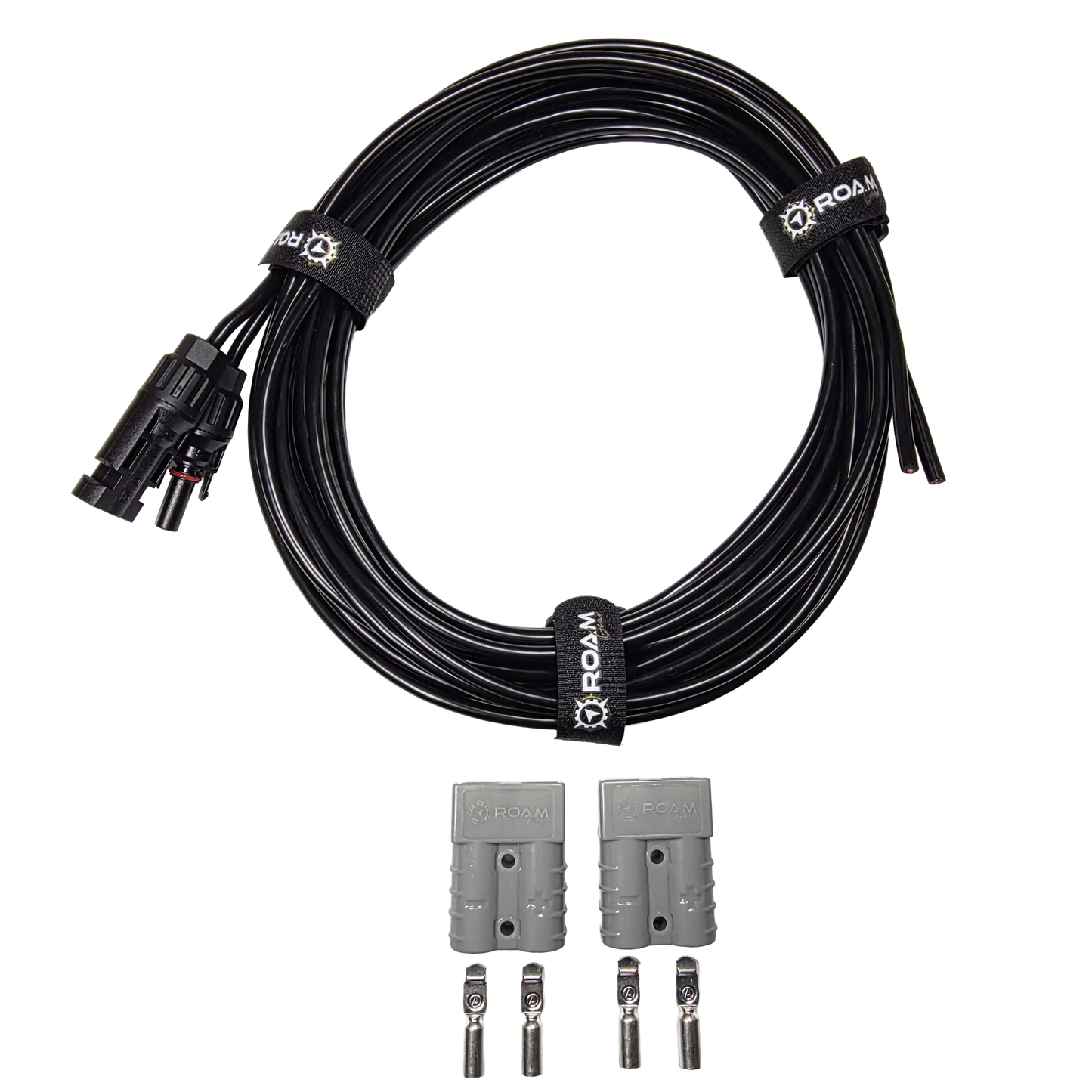 Roam Gear 6m Solar MC4 Extension Lead with 2 Loose Grey Anderson Plugs